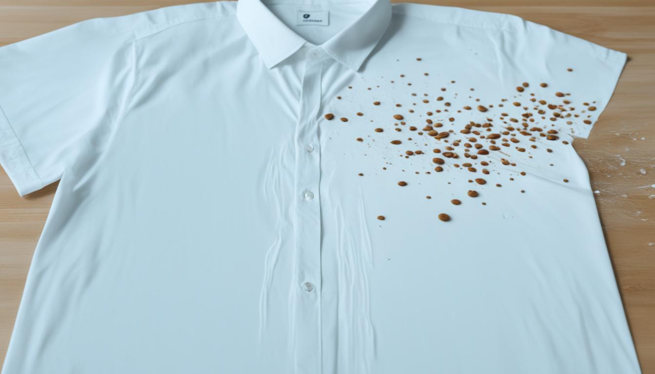 how to get coffee out of white shirt