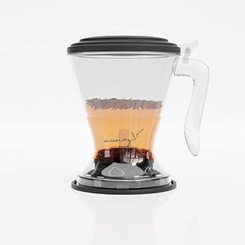 Bottom Dispensing Tea Infuser  :  Effortless Brewing and Clean Pour